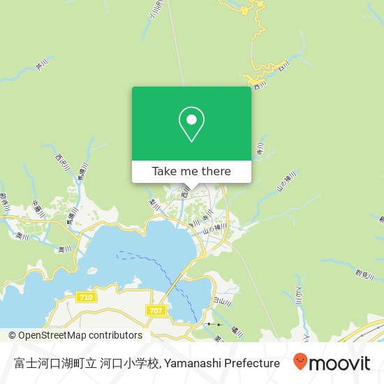 富士河口湖町立 河口小学校 map