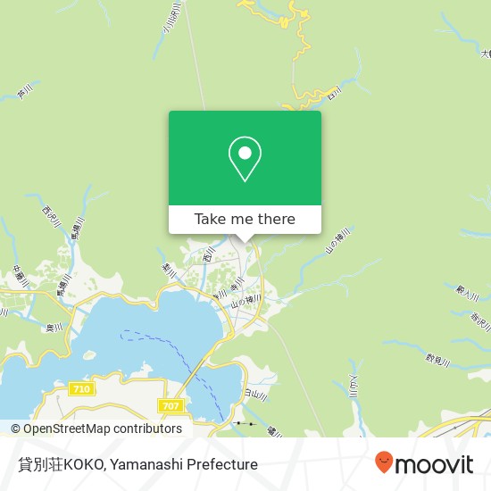 貸別荘KOKO map