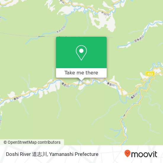 Doshi River 道志川 map