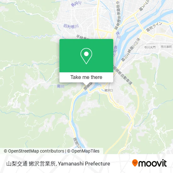 山梨交通 鰍沢営業所 map