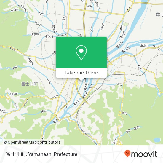 富士川町 map