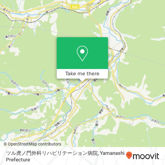 ツル虎ノ門外科リハビリテーション病院 map
