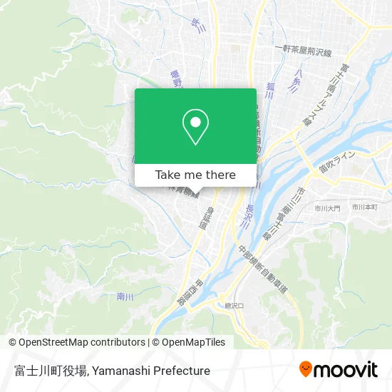 Fujikawa Town Hall map