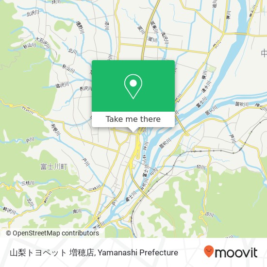 山梨トヨペット 増穂店 map