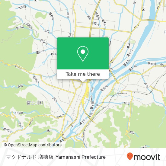 マクドナルド 増穂店 map