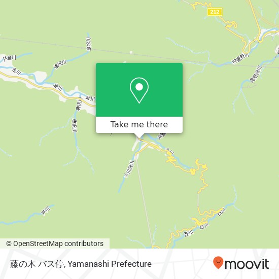 藤の木 バス停 map