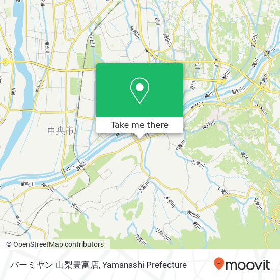バーミヤン 山梨豊富店 map