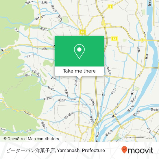 ピーターパン洋菓子店 map