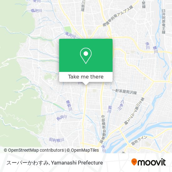 スーパーかわすみ map