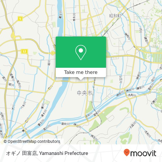 オギノ 田富店 map