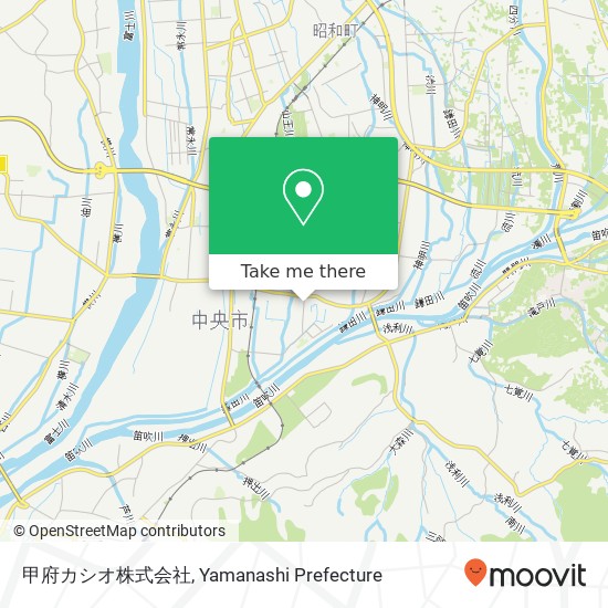 甲府カシオ株式会社 map