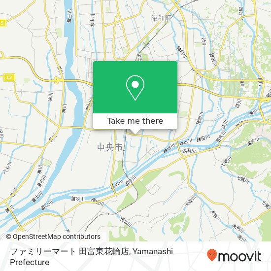 ファミリーマート 田富東花輪店 map