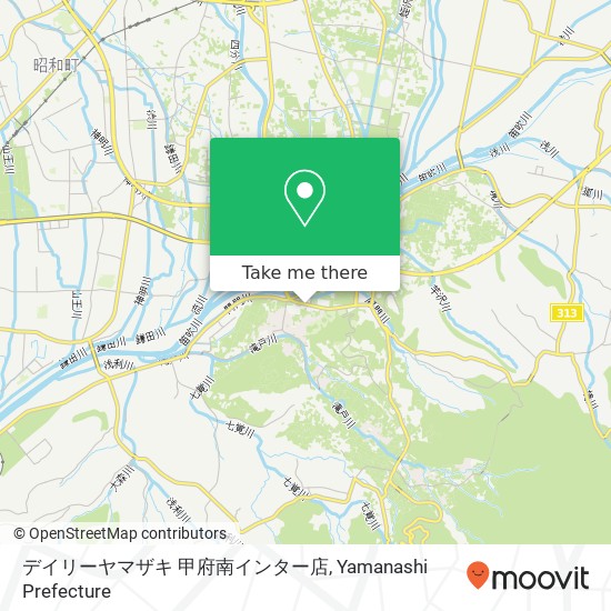デイリーヤマザキ 甲府南インター店 map