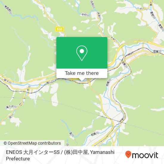 ENEOS 大月インターSS / (株)田中屋 map