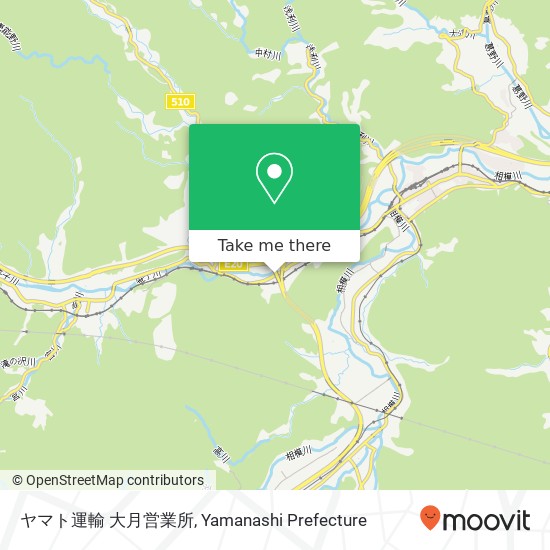 ヤマト運輸 大月営業所 map