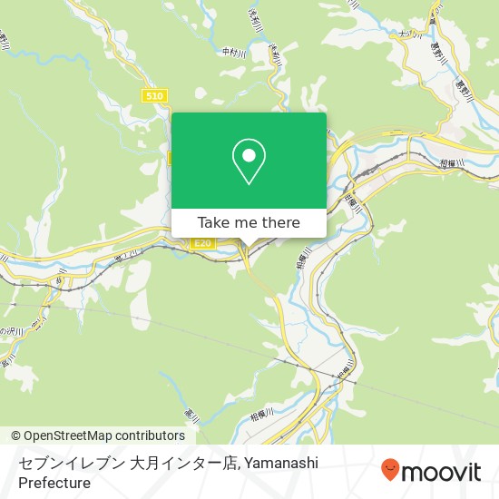 セブンイレブン 大月インター店 map