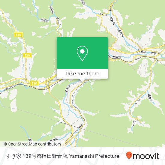 すき家 139号都留田野倉店 map