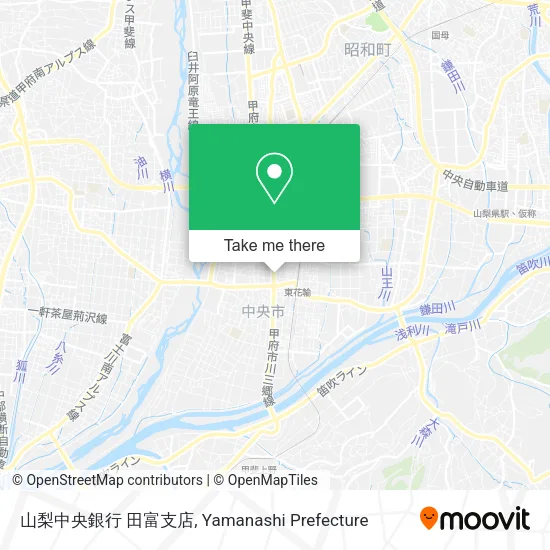 山梨中央銀行 田富支店 map