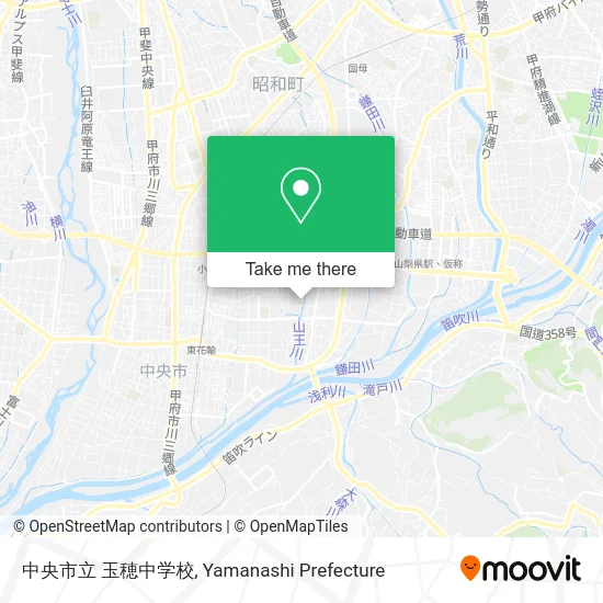 中央市立 玉穂中学校 map