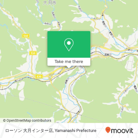 ローソン 大月インター店 map