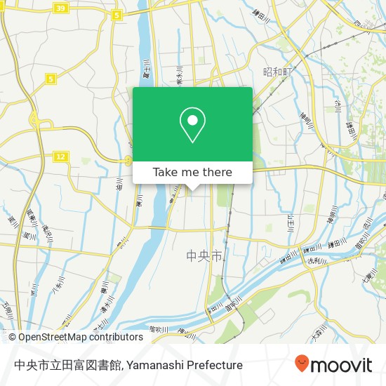中央市立田富図書館 map