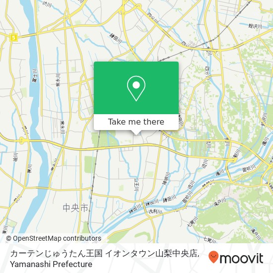 カーテンじゅうたん王国 イオンタウン山梨中央店 map