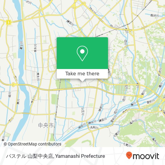 パステル 山梨中央店 map