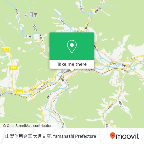 山梨信用金庫 大月支店 map