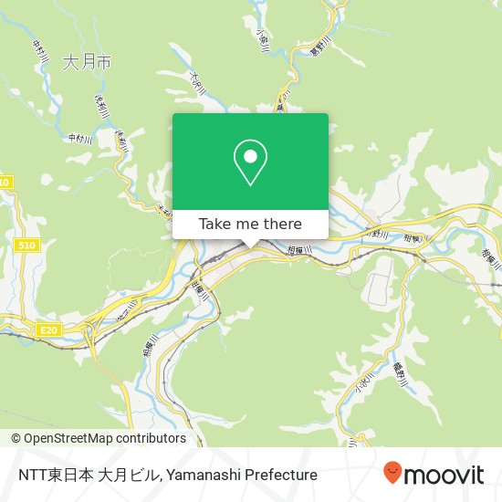 NTT東日本 大月ビル map