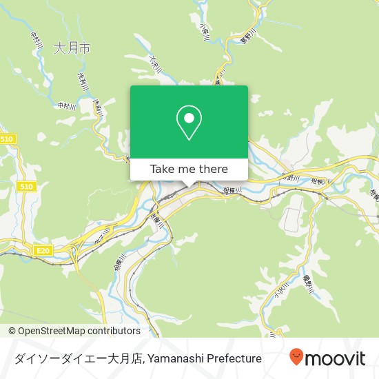 ダイソーダイエー大月店 map