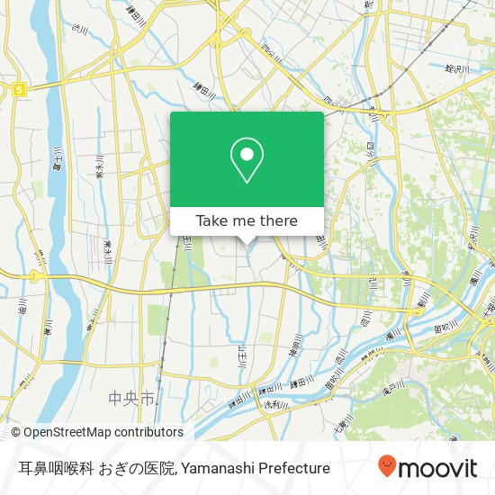 耳鼻咽喉科 おぎの医院 map