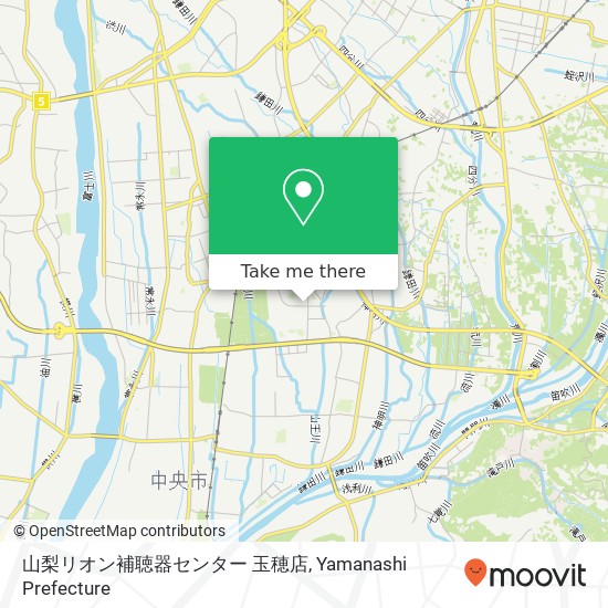 山梨リオン補聴器センター 玉穂店 map