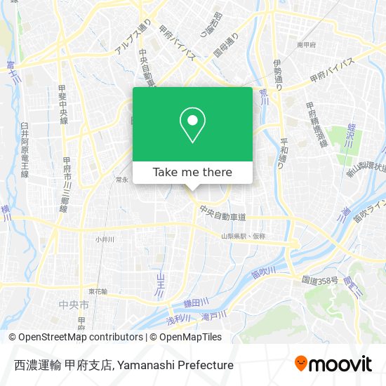 西濃運輸  甲府支店 map