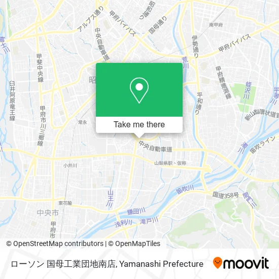 ローソン 国母工業団地南店 map