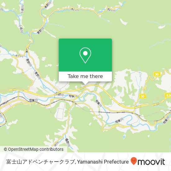 富士山アドベンチャークラブ地図