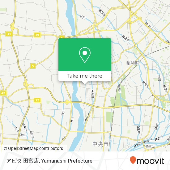 アピタ 田富店 map