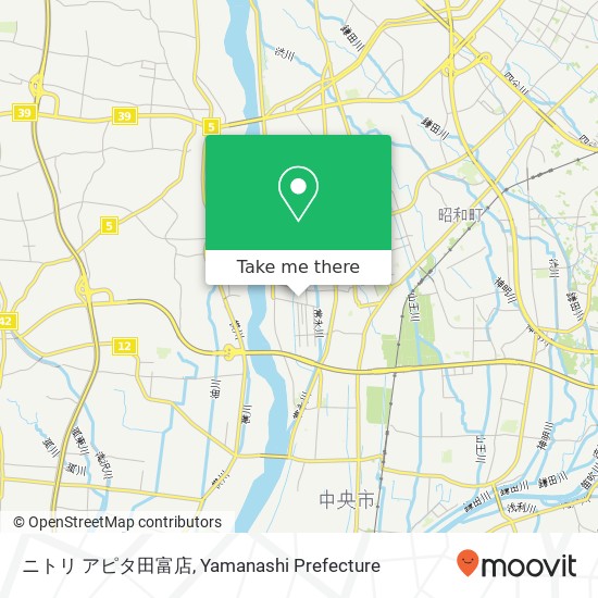 ニトリ アピタ田富店 map