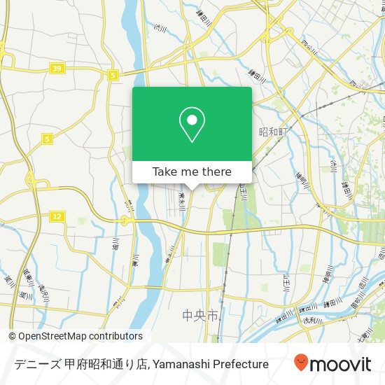 デニーズ 甲府昭和通り店 map