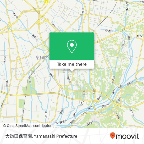 大鎌田保育園 map