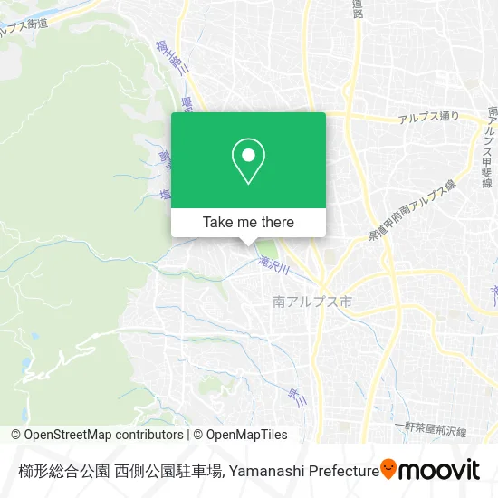 櫛形総合公園 西側公園駐車場 map