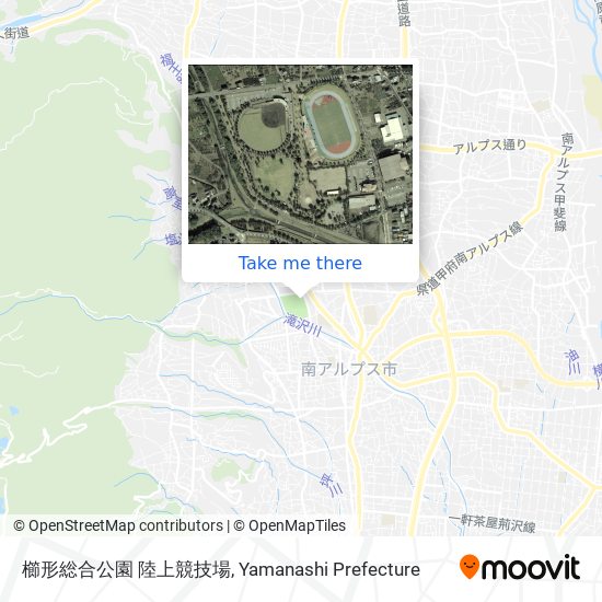櫛形総合公園 陸上競技場 map