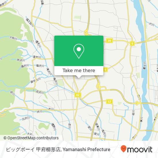 ビッグボーイ 甲府櫛形店 map