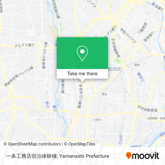 一条工務店宿泊体験棟 map