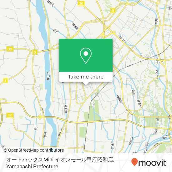 オートバックスMini イオンモール甲府昭和店 map