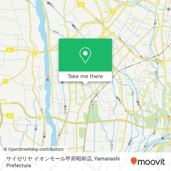 サイゼリヤ イオンモール甲府昭和店 map