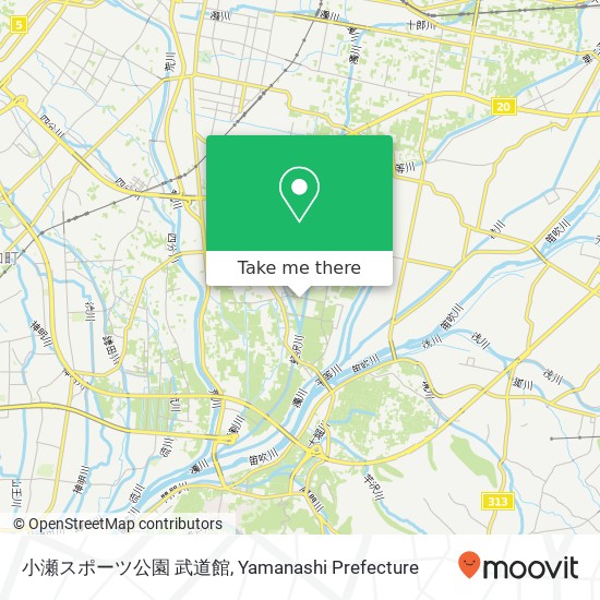 小瀬スポーツ公園 武道館 map