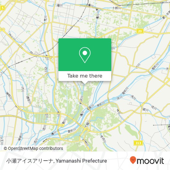 小瀬アイスアリーナ map