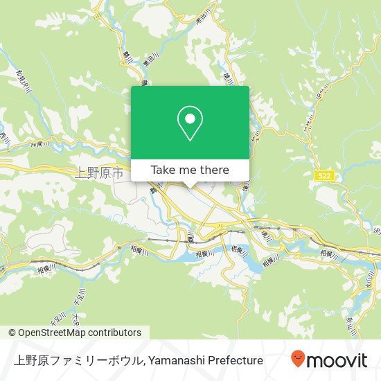 上野原ファミリーボウル map