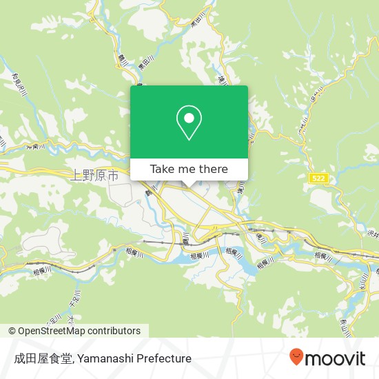 成田屋食堂 map