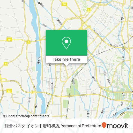 鎌倉パスタ イオン甲府昭和店 map